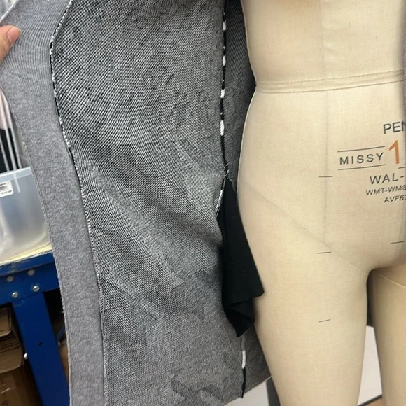 Houndstooth long cardigan - Picture 3 of 6